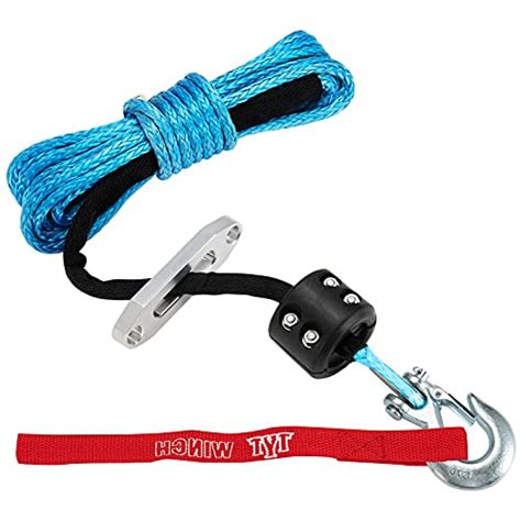 TYT 50ft X 3 16 Synthetic Winch Rope 5MM X 15M Winch Line Cable Rope