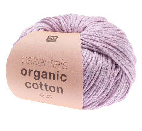 Fil Rico Design Essentials Organic Cotton aran Loisirs créatifs VBS