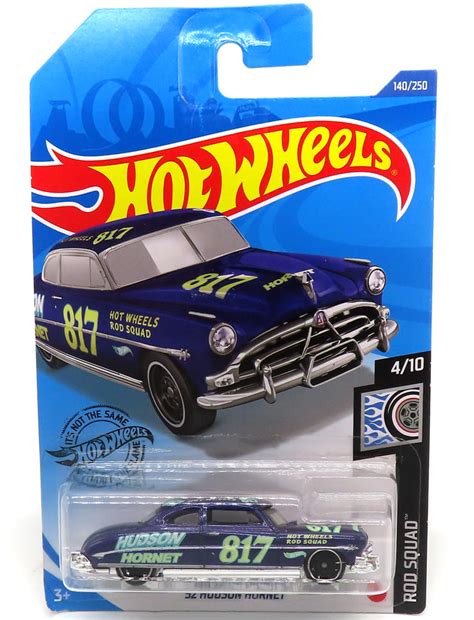 駿河屋 買取1 64 52 HUDSON HORNET バイオレットシルバー Hot Wheels ROD SQUAD
