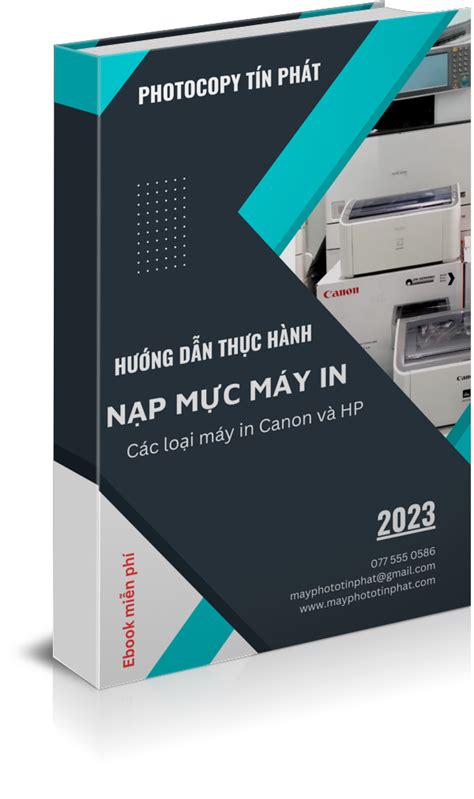 Ebook Hướng Dẫn Nạp Mực Máy In 2023 Miễn Phí