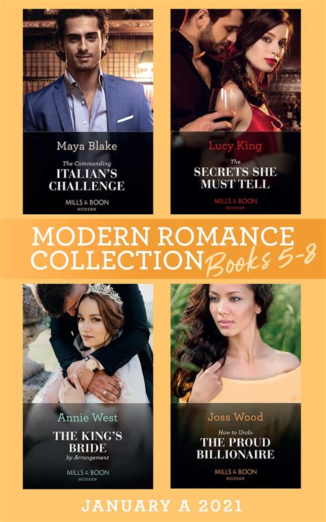Modern Romance January 2021 A Books 5-8: The Commanding Italian's