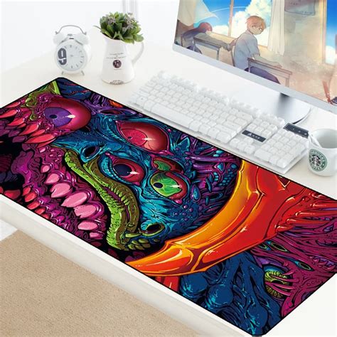 900x400mm Mouse Pad Hyper Beast Mouse Mat Xxl Xl Grande Large Gaming