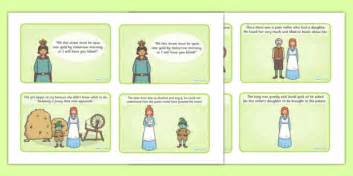 Rumpelstiltskin Story Sequencing 4 Per A4 Teacher Made