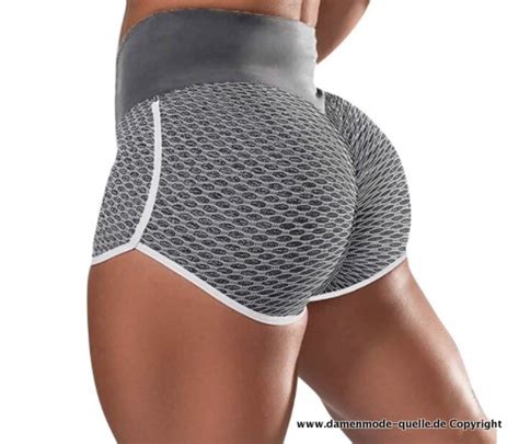 Neuheiten Yoga Shorts Mit Versteckte Taschen Kurz Damenmode