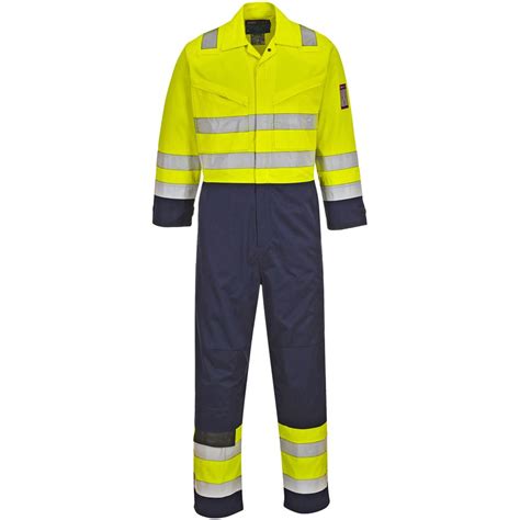 Portwest Mv Modaflame Flame Resistant Hi Vis Overalls