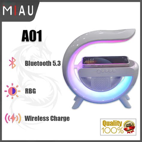 Speaker Bluetooth Lampu Rgb Multifungsi Ambient Light Pengisi Daya