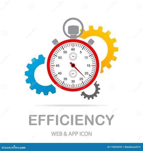 Icône D efficacité Illustration D élément Simple Icône D efficacité