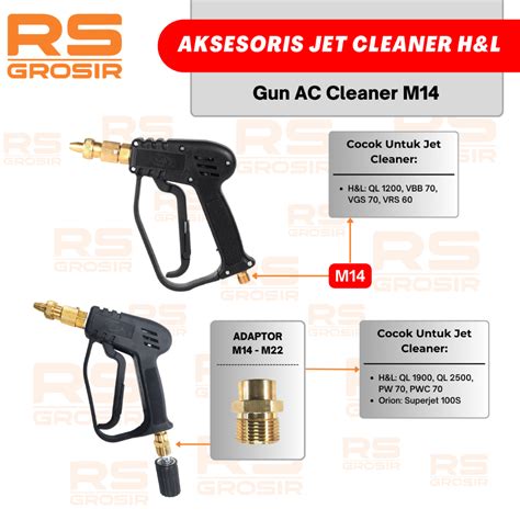 Jual H L Gun Jet Cleaner Pendek Buat Cuci AC Gun AC Cleaner Shopee