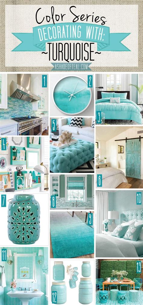 Turquoise home decor – Artofit