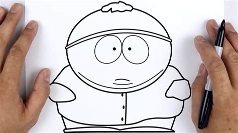 HOW TO DRAW ERIC CARTMAN | South Park - Easy Step By Step Tutorial For ...