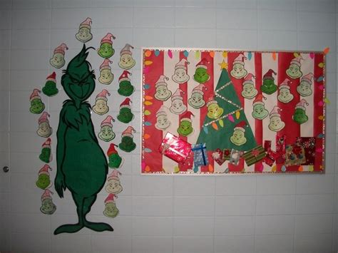 Grinch Bulletin Board Ideas | My Grinch Christmas Bulletin Board Thanks ...