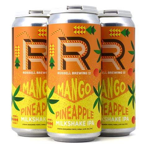 Russell Mango Pineapple Milkshake Ipa 4c Sherbrooke Liquor