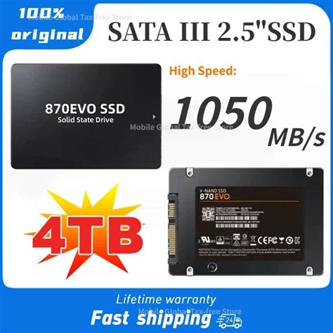 SSD 4 ТБ твердотельный диск 870 EVO 500 ГБ 2 ТБ 1 ТБ внутренний жесткий ...