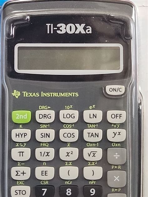 Texas Instruments Ti Xa Scientific Calculator For Math Algebra