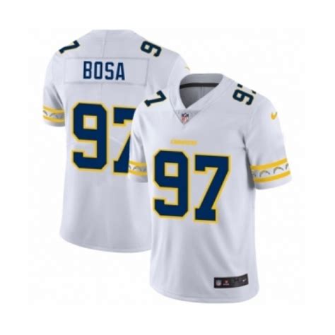 Men S Los Angeles Chargers Joey Bosa White Team Logo Cool Edition