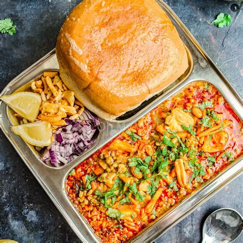 Misal Pav Maharashtrian Bean Sprout Curry