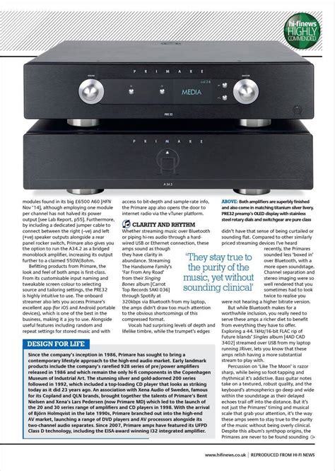 Primare PRE32 Preamplifier (Silver) | Audio Exchange