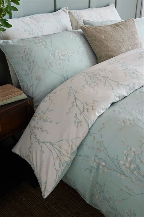 Buy Laura Ashley Duck Egg Blue Pussy Willow Duvet Cover And Pillowcase Set From Next Ireland