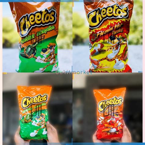 Jual Cheetos Snack Camilan Puffs Crunchy Mac N Cheese Corn Import Impor Flamin Hot Cheddar