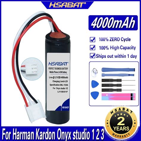 Hsabat Li B F Mah Speaker Battery For Harman Kardon Onyx Studio