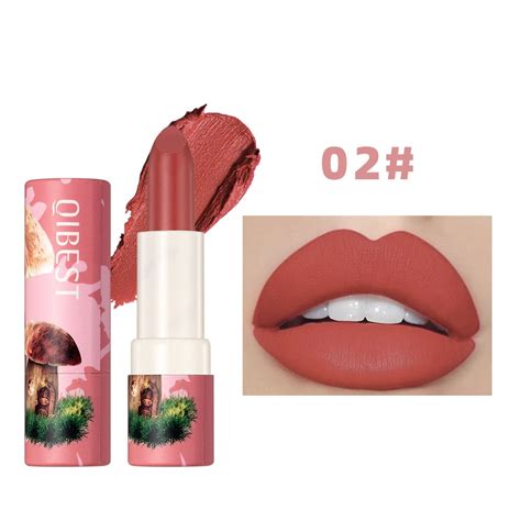Beessbest Matte Nude Lipstick Silky Velvet Lip Gloss Nude Lip Stain Non Stick Cup Long Lasting