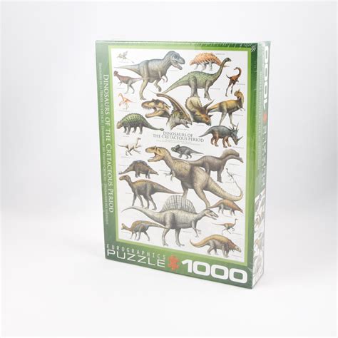 Dinosaurs of the Cretaceous Period 1000 Piece Puzzle by Eurographics - RAM Shop