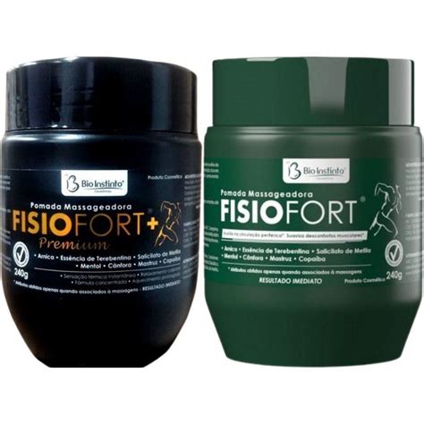 Kit Pomada Fisiofort Premium G Pomada Fisiofort G Bio