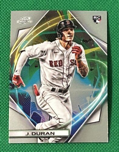 Topps Cosmic Chrome Jarren Duran Rookie Card Boston Red Sox Rc