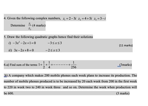 Solved = = 4. Given the following complex numbers, z = 2–3i | Chegg.com