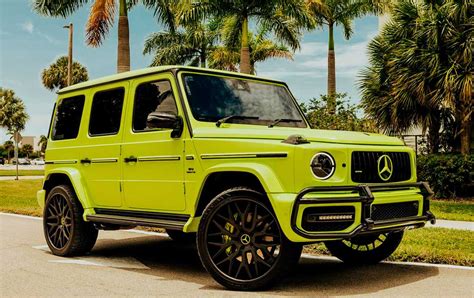 Rent Mercedes-Benz AMG G63 Neon Edition in Miami - Pugachev Luxury Car Rental