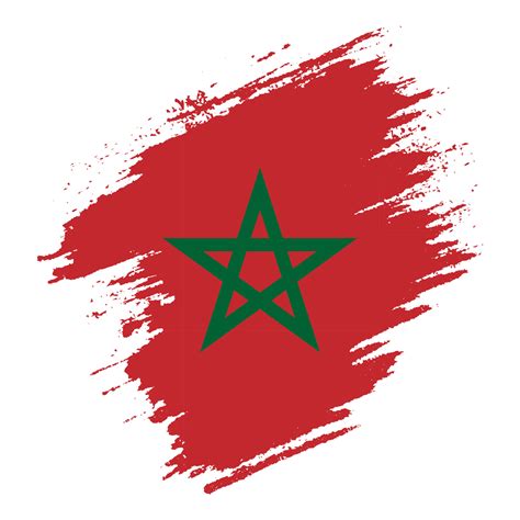 Splash Morocco Grunge Flag Vector Vector Art At Vecteezy