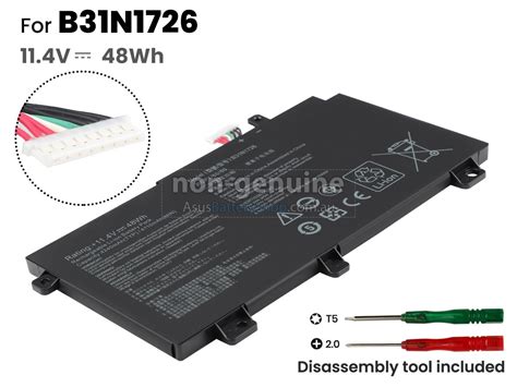 Asus B31N1726-SHORT Battery Replacement | AsusBatteryShop.com.au