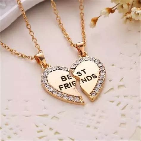 Colar Cord O Amizade Best Friends I Love You Amor Cora O Bff Jewelry