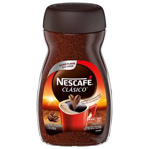 Nescafe Clasico Pure Dark Roast Instant Coffee Shop Coffee At H E B