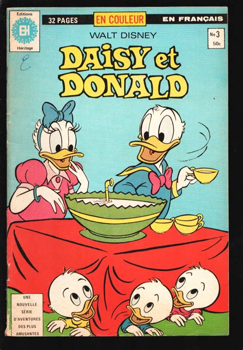 Daisy et Donald #3 1978-Walt Disney-Comics & pages to color-Canadian edition-French language-VG ...