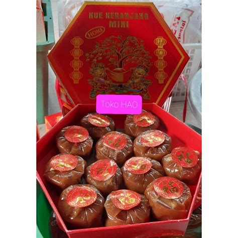 Jual Kue Keranjang Mini HOKI Dodol Cina Khas Imlek Isi 12 Pcs Shopee