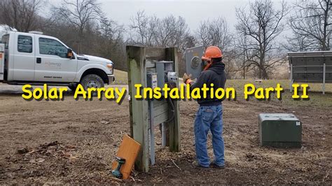 Solar Array Installation Part II YouTube