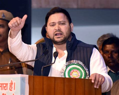 Dont Think Biharis As Fools Tejashwi Targets Bjp At Mega Rally Social News Xyz