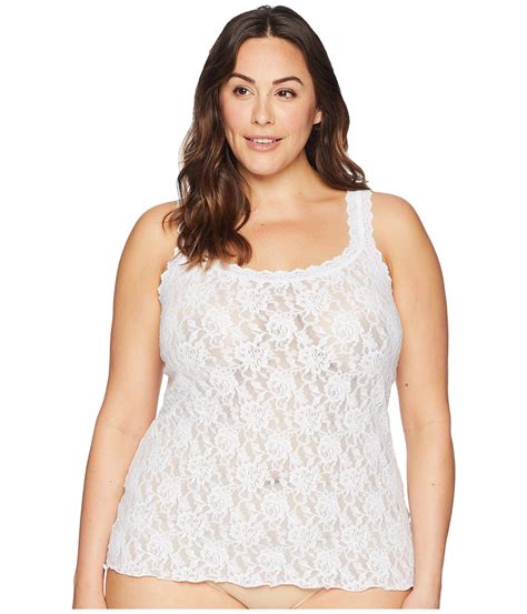 Hanky Panky Plus Size Signature Lace Unlined Cami In White Lyst