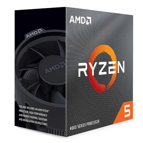 AMD Ryzen 5 4500 Wraith Stealth 3 6 GHz 4 1 GHz Processore