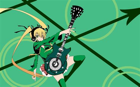 Female animated character holding guitar HD wallpaper | Wallpaper Flare