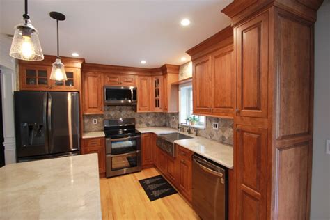 Mine Hill Bi Level Kitchen Remodel Traditional Kitchen New York