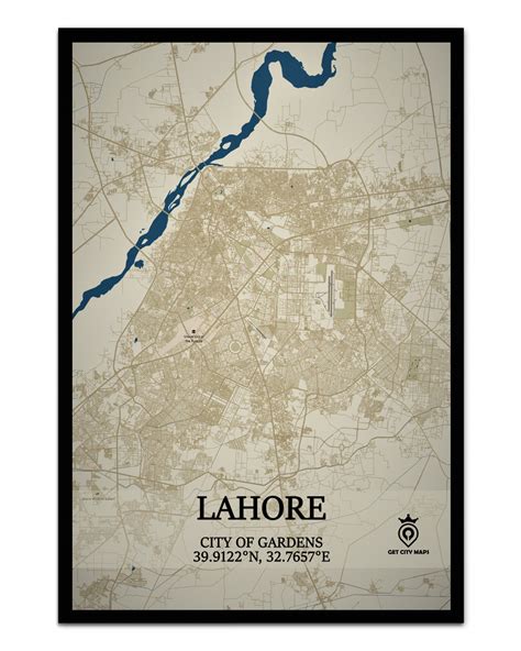 Lahore - City Map – Tohfay Shofay