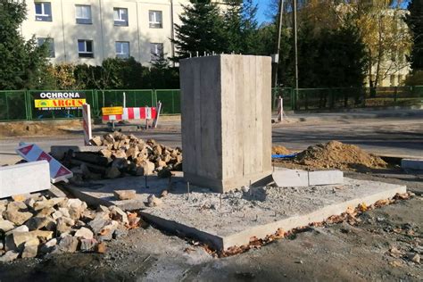 Fundament Gotowy Lada Chwila Stanie Tam Radarowa Antena