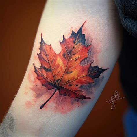 54 Maple Leaf Tattoo Ideas - TattooClue.com