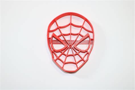 Spider Man Cookie Cutter 3d Print Etsy