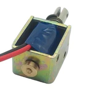 Push Pull Tubular Solenoid Linear Solenoid DC12V 24V 10mm 12mm Stroke