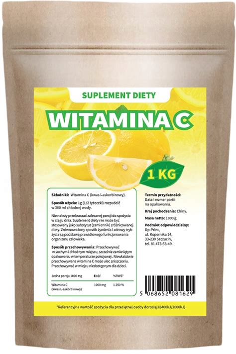 Witamina C W Proszku Kwas L Askorbinowy Kg Allegro Pl