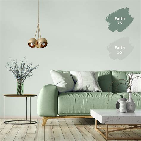 The softness of silky green colour of the year Faith 190C according to ...