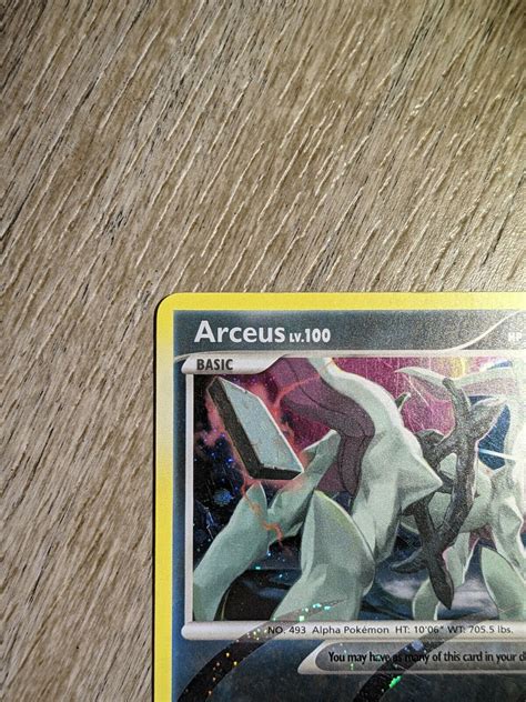 Mavin 2009 Arceus LV 100 AR1 Holo Rare Arceus Pokemon Card